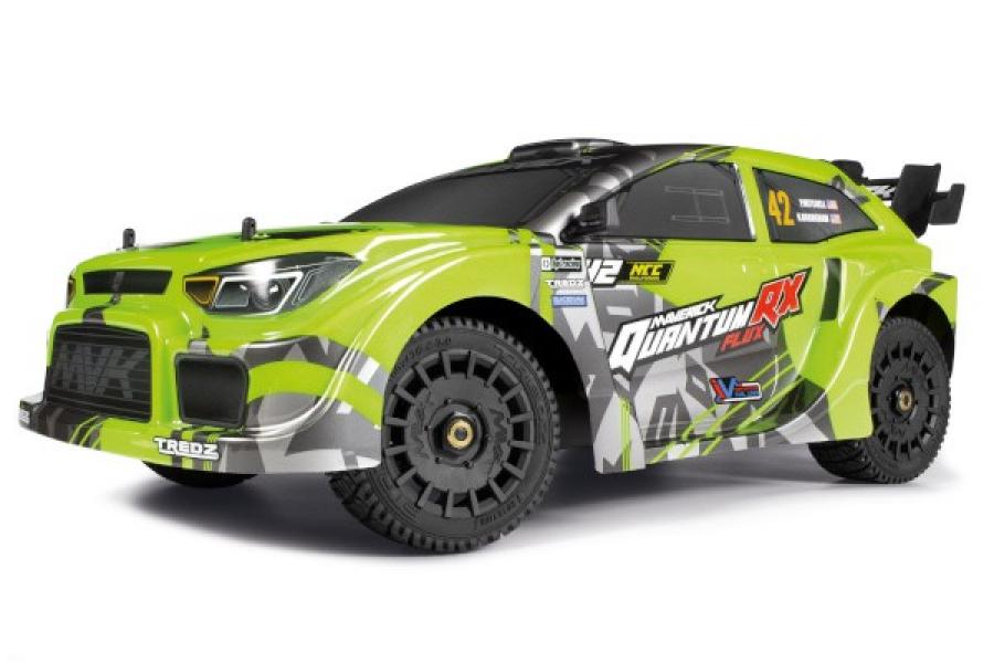 QuantumRX Flux 4S 1/8 4WD Rally Car - Fluoro Green