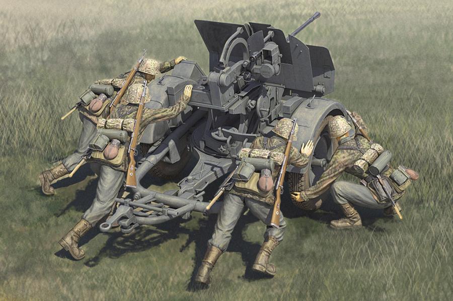 1:35 Flak 38 (20mm) crew