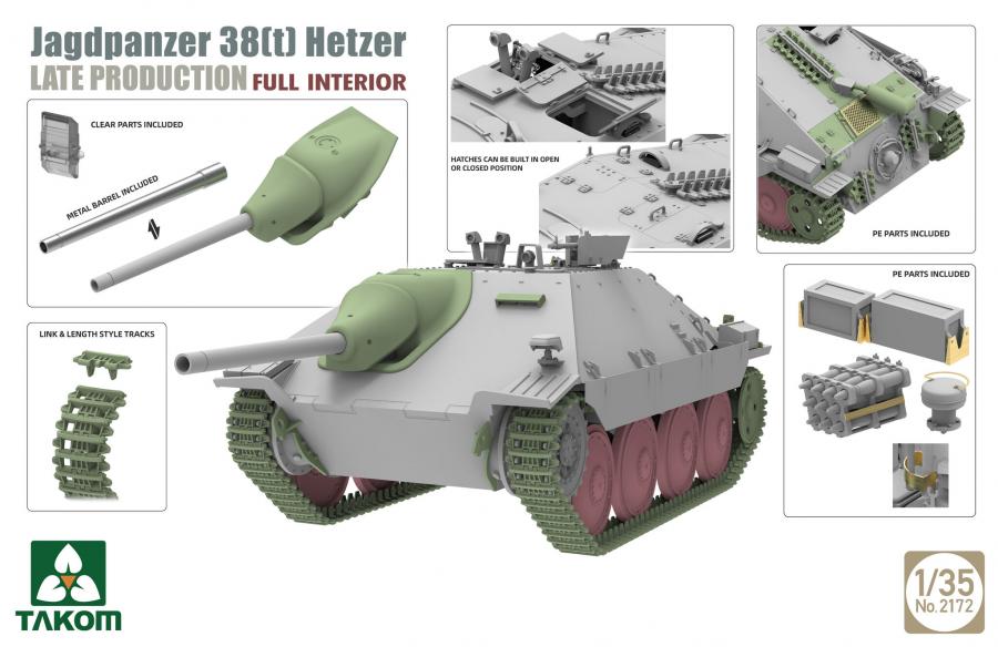 1/35 Jagdpanzer 38(t) Hetzer (Late) (Full Interior)