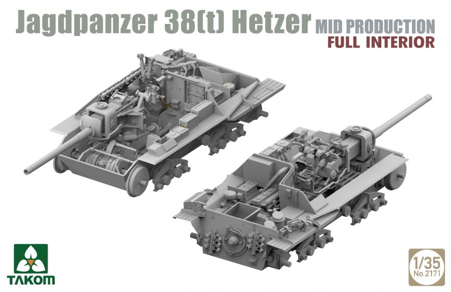 1/35 Jagdpanzer 38(t) Hetzer (Mid) (Full Interior)