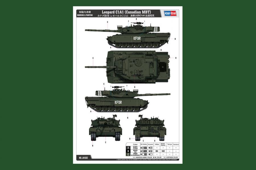 1:35 Leopard C1A1 (Canadian MBT) 