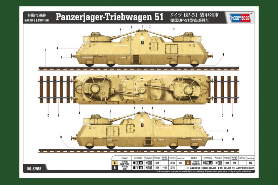Hobbyboss 1/72 Panzerjager-Triebwagen 51