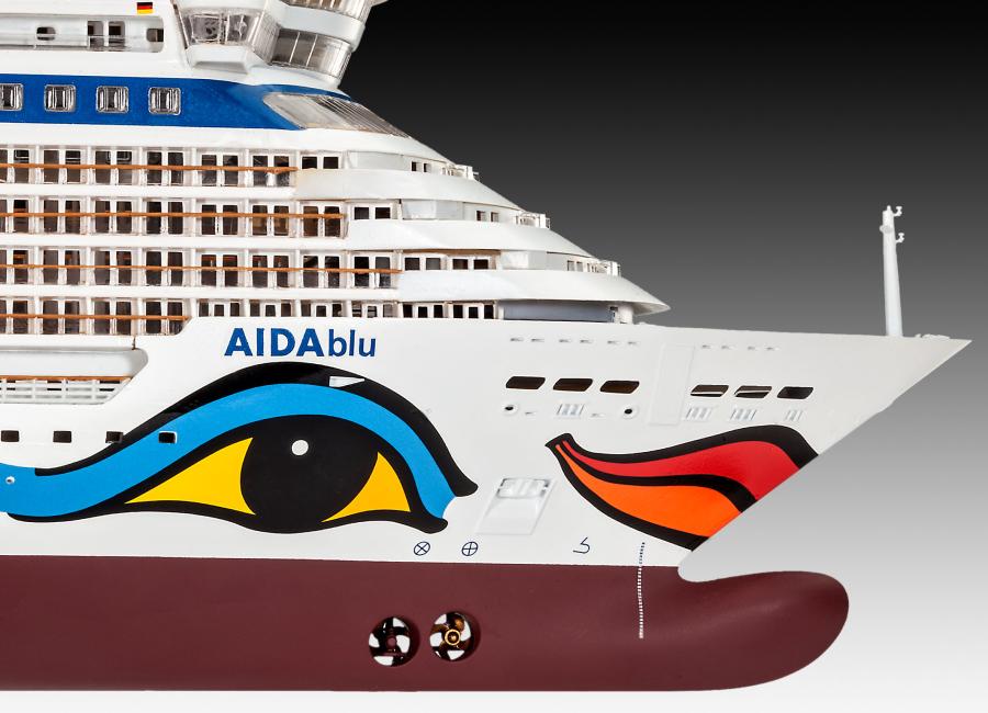 1:400 Cruiser Ship AIDA blu