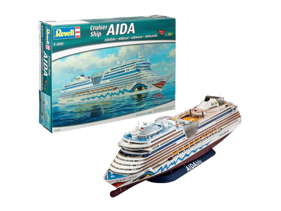 Revell 1:400 Cruiser Ship AIDA blu pienoismalli