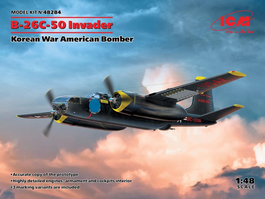 1:48 B-26-50 Invader, Korean War bomber