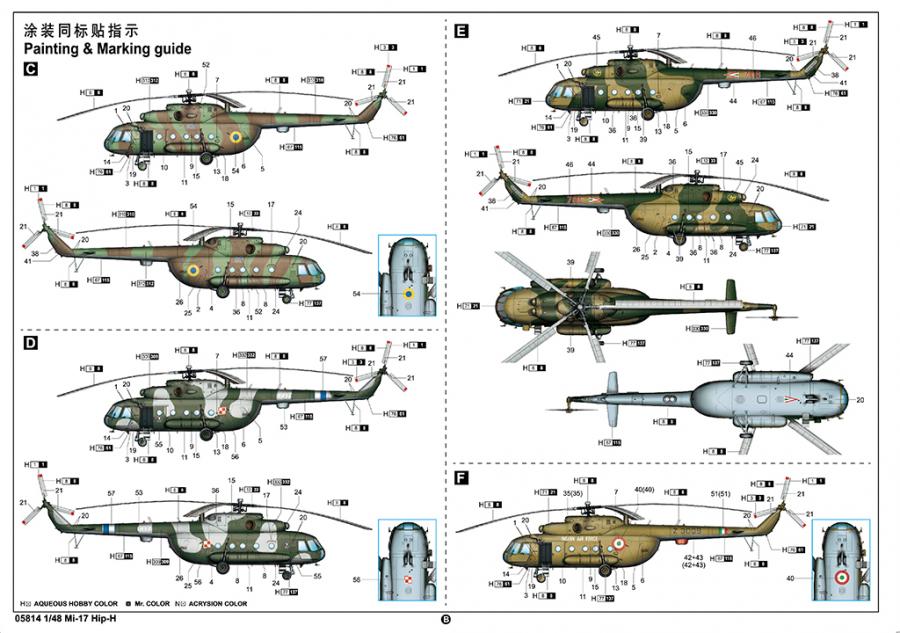 Trumpeter 1/48 Mi-17 Hip-H