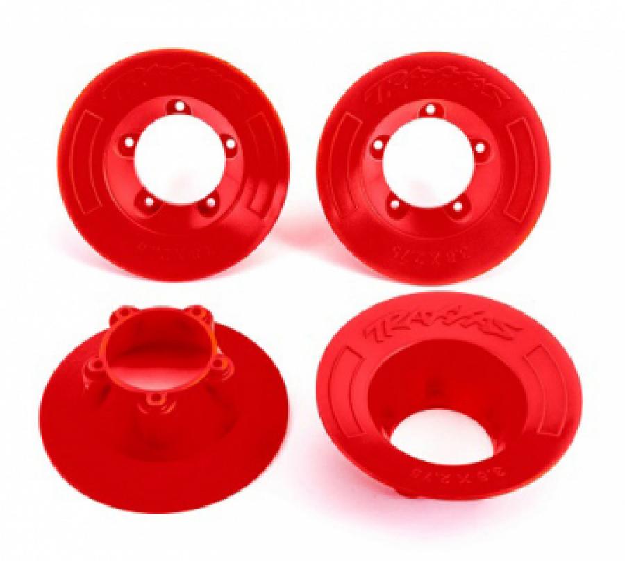 Traxxas Wheel Covers Red (for Wheels #9572) (4) TRX9569R