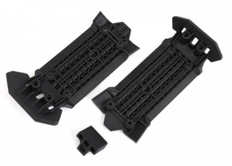 Traxxas Skidplate Set Front & Rear with Rubber Impact Cushion XRT TRX7844