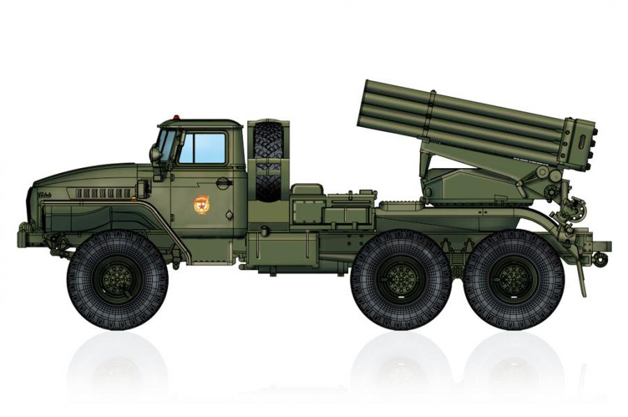 1:72 BM-21 Grad Multiple Rocket Launcher