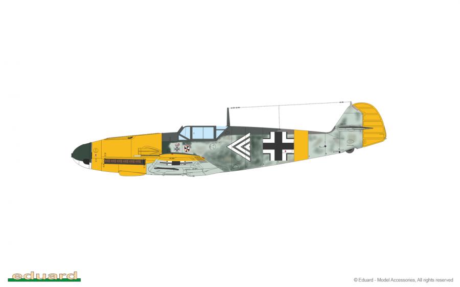 1/72 Eduard Bf 109F-2 Profipack