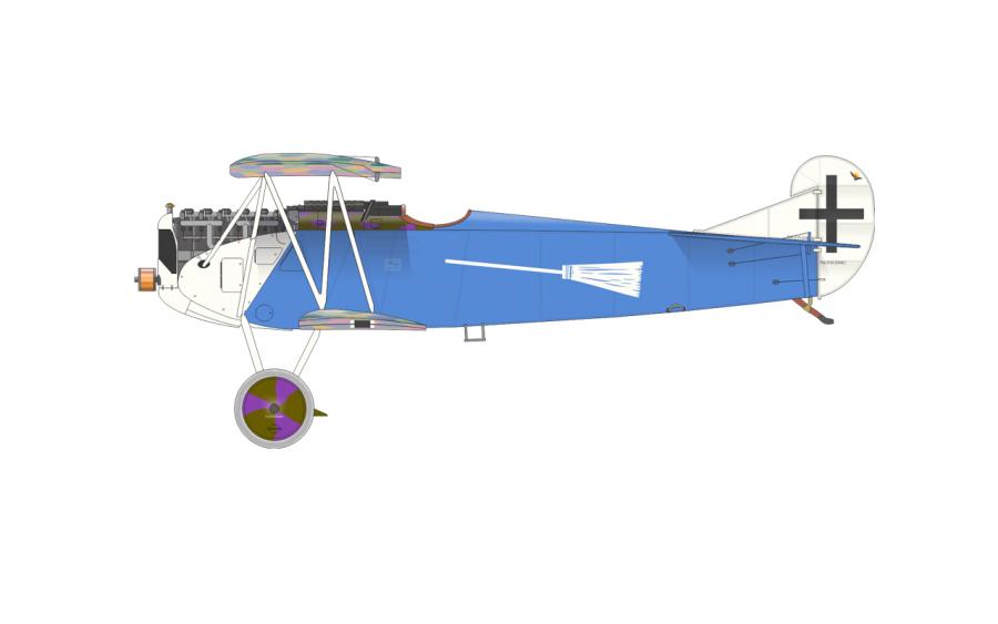 1:72 Fokker D.VII (OAW), Weekend edition