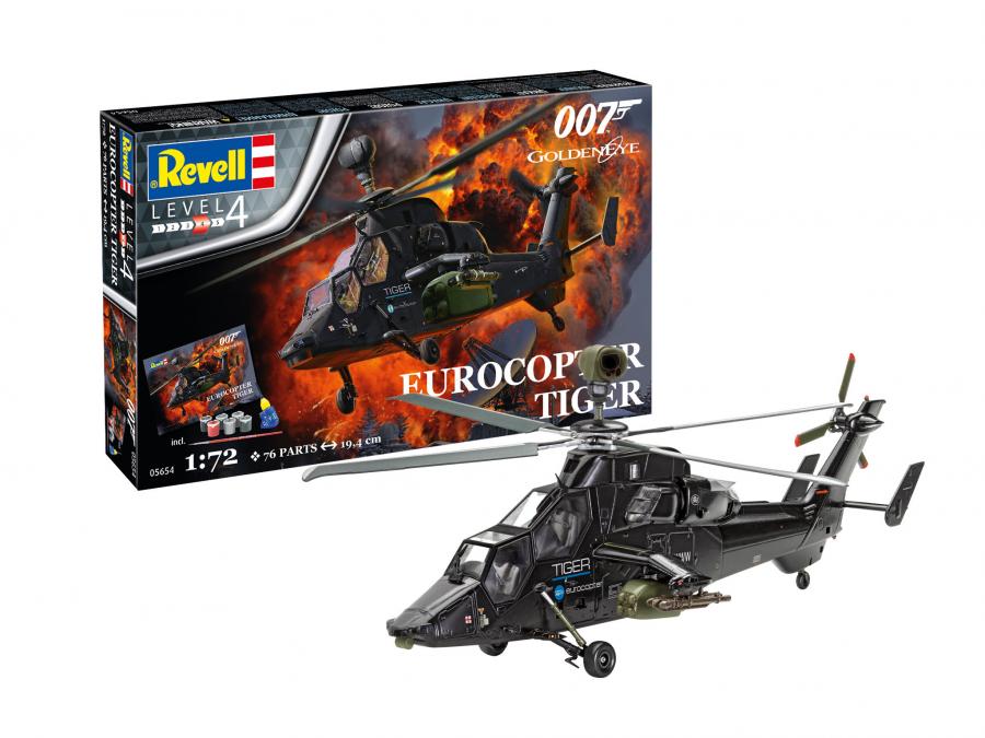 Revell 1/72 James Bond "Eurocopter Tiger" gift set