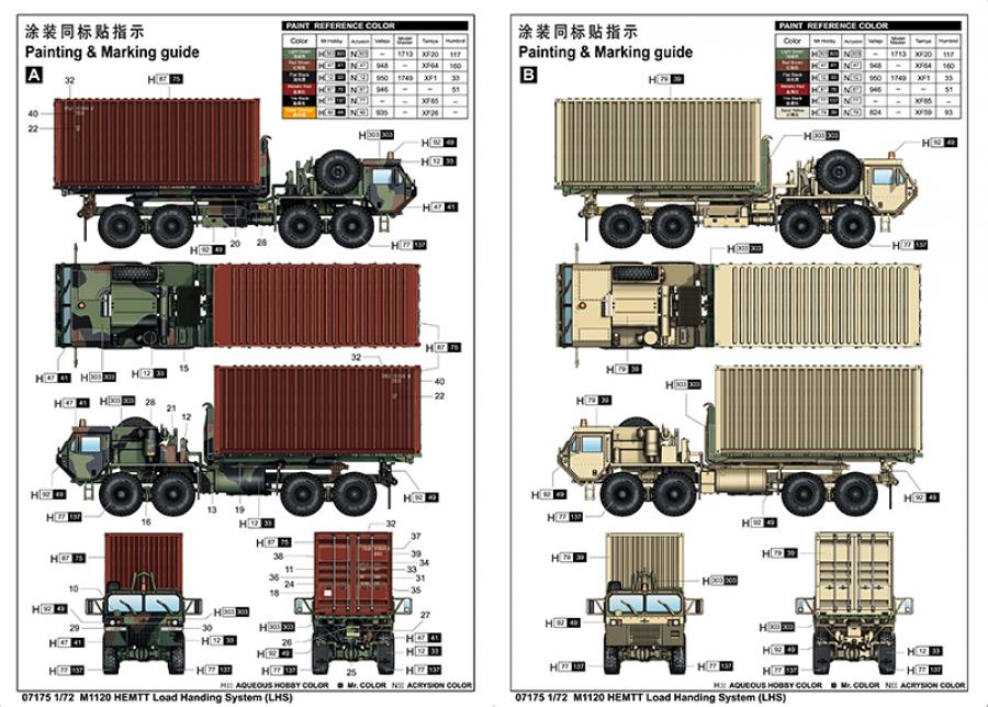 Trumpeter 1:72 M1120 HEMTT Load Handing System