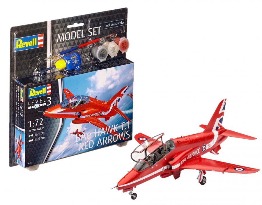 Revell 1:72 Model Set BAe Hawk T.1 Red Arrow