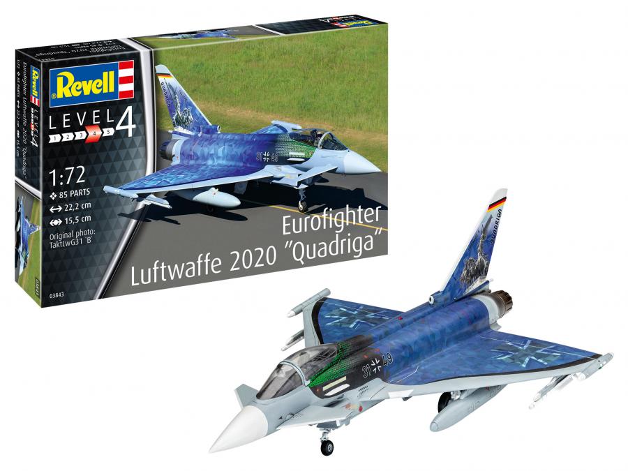 Revell 1:72 Model Set EUROFIGHTER LUFTWAFFE '20