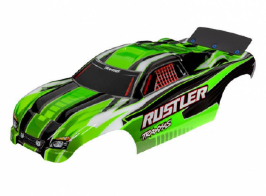 Traxxas Body Rustler 2WD Green Painted TRX3750G