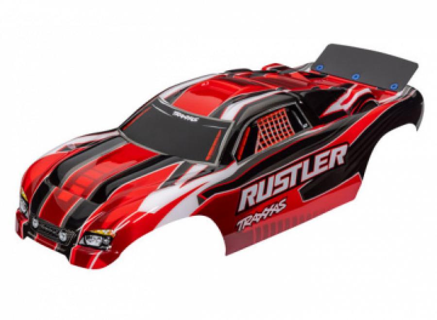 Traxxas Body Rustler 2WD Red Painted TRX3750R