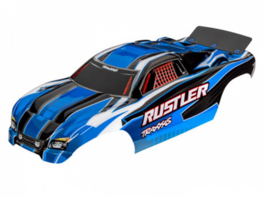 Traxxas Body Rustler 2WD Blue Painted TRX3750X