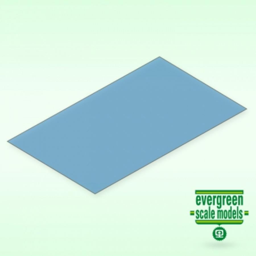 Blue Transparent Sheet 0.25x150x300 mm 