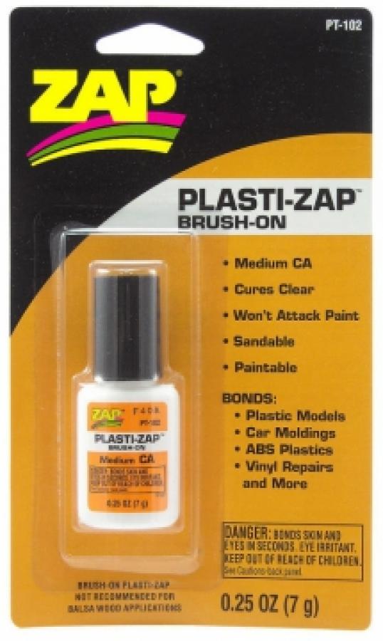 Plasti-ZAP 1/4oz 7gr Brush-On liima