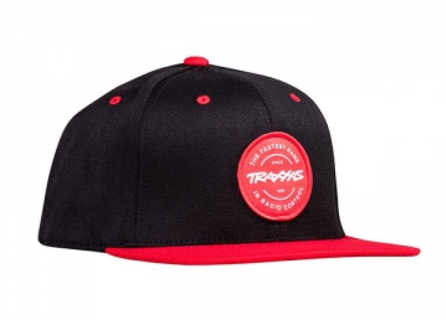 Traxxas Snap Hat Black/Red Traxxas Circle Patch TRX1186-BLR