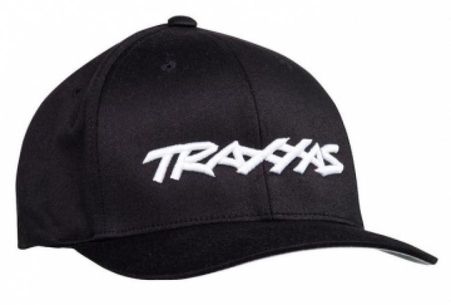 Traxxas Hat Curved Black Traxxas Logo S-M TRX1188-BLK-SM