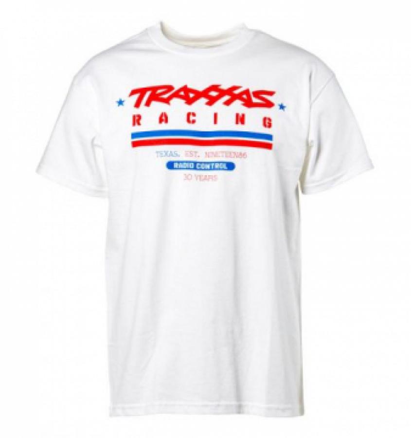 Traxxas T-shirt White Traxxas Racing Heritage M TRX1383-M