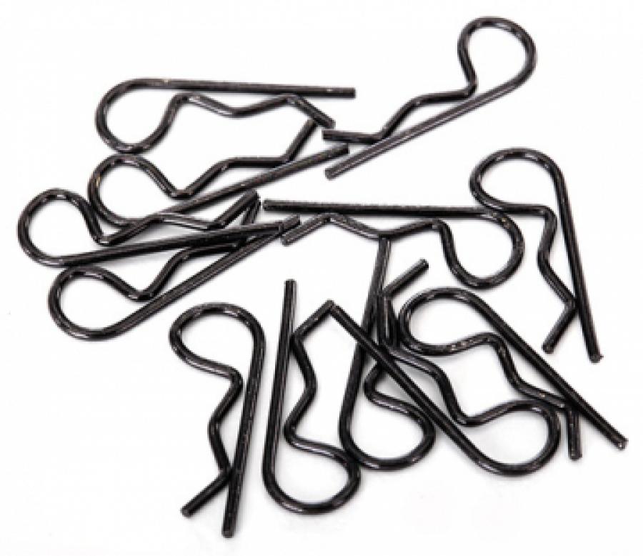 Traxxas Body Clips Standard Black (12) TRX1834A