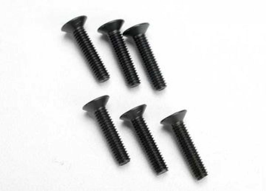 Traxxas Screws M4x18mm Countersunk Hex Socket (6) TRX2547