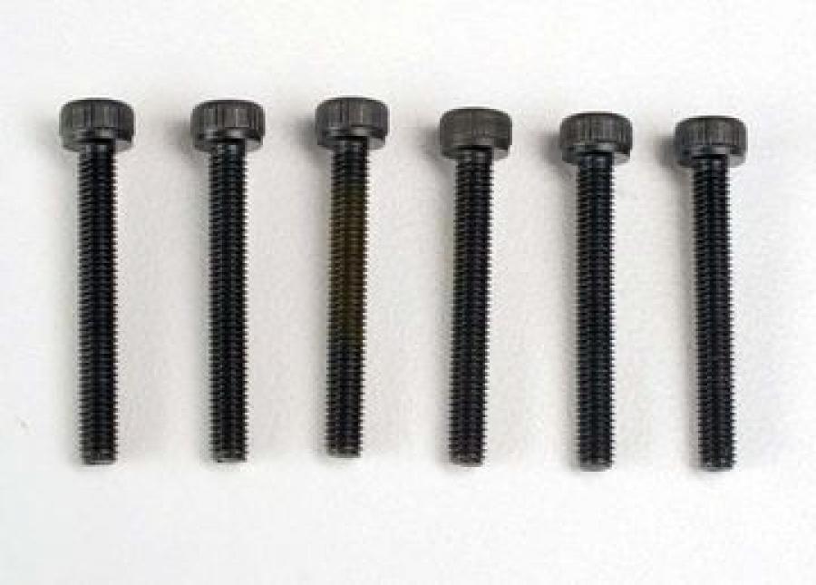 Traxxas Screws M3x23mm Cap-head Hex Socket (6) TRX2556