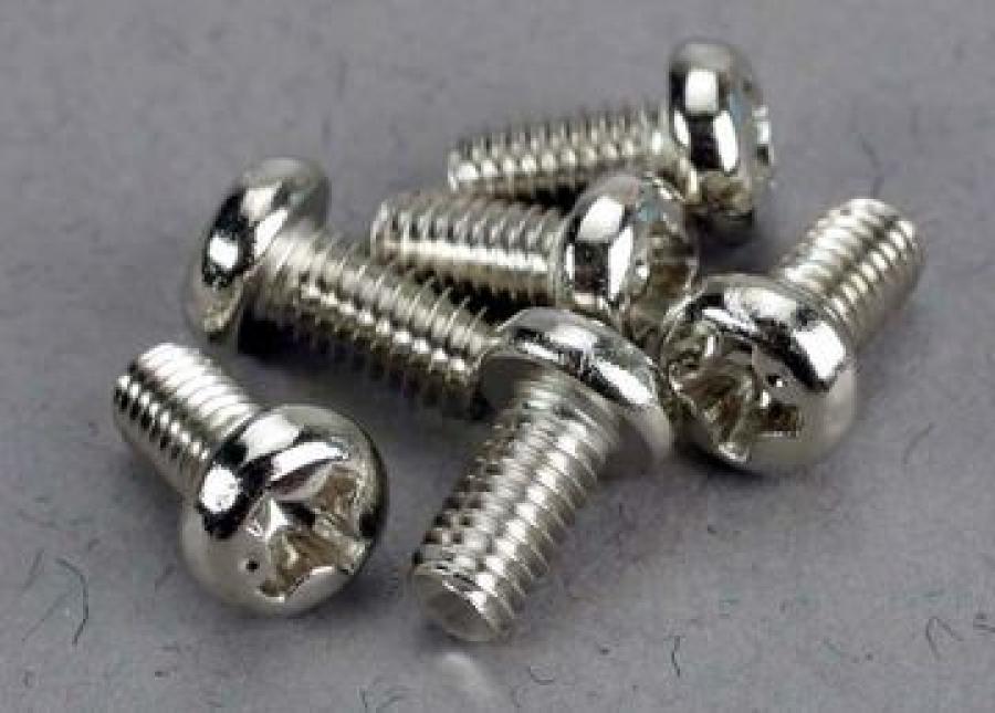 Traxxas Screws M3x6mm Roundhead (6) TRX2558