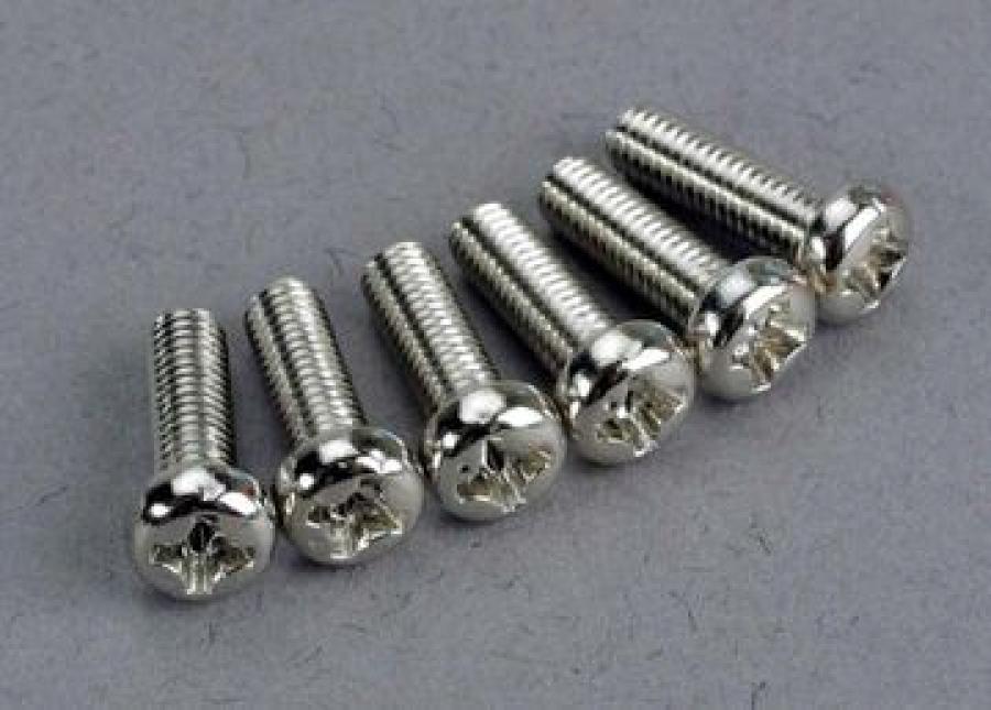 Traxxas Screws M3x10mm Roundhead (6) TRX2560