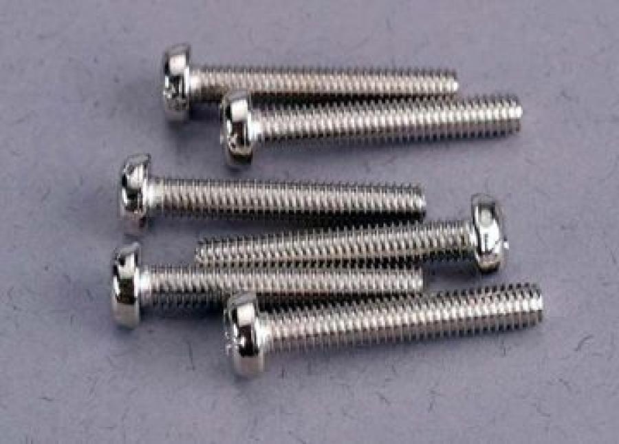 Traxxas Screws M3x18mm Roundhead (6) TRX2565