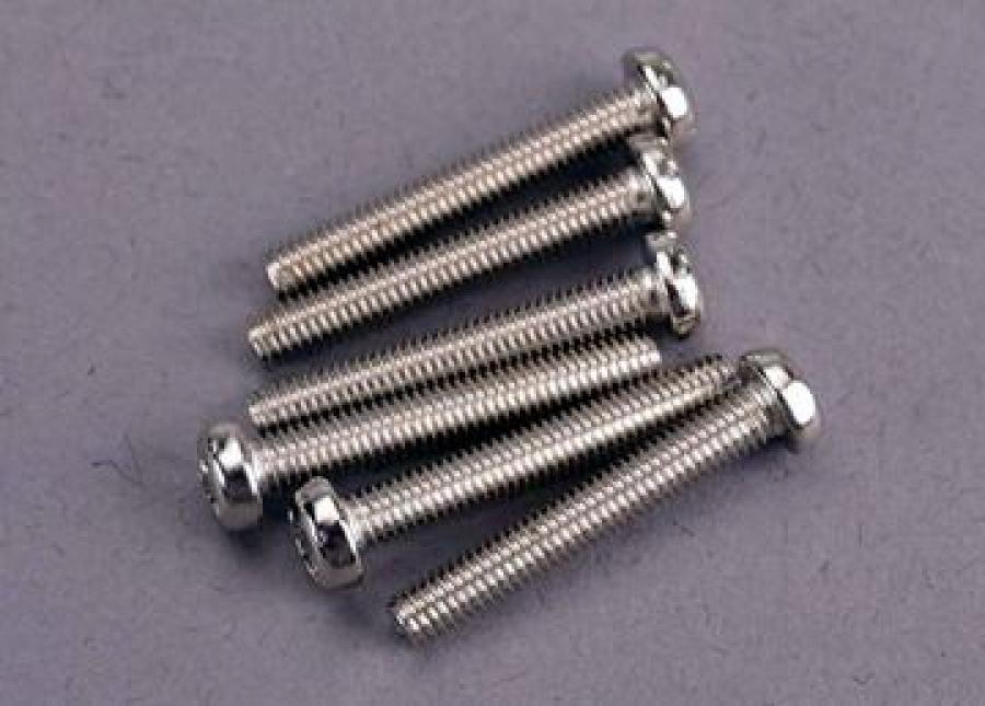 Traxxas Screws M3x20mm Roundhead (6) TRX2566