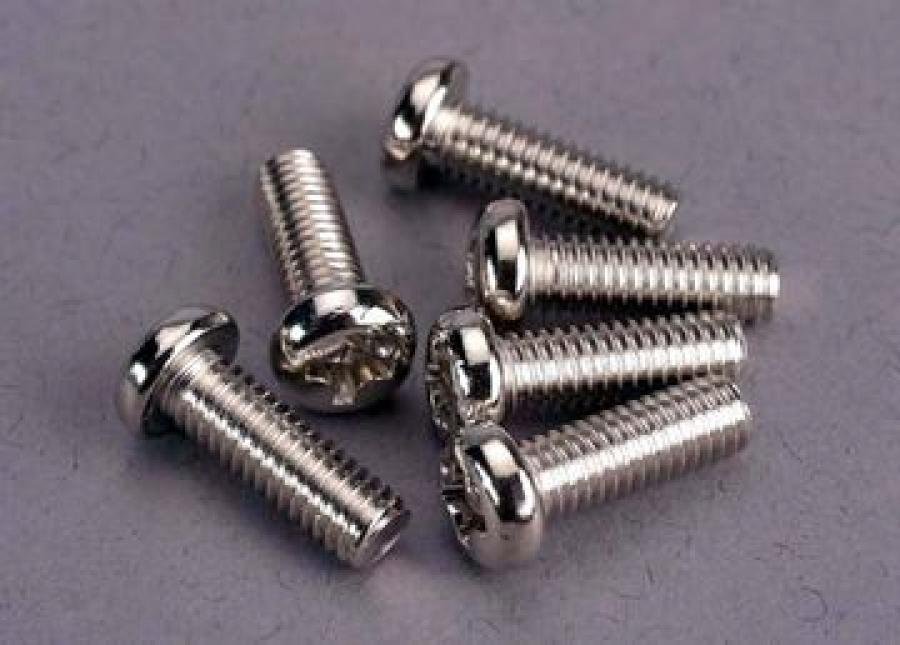 Traxxas Screws M4x12mm Roundhead (6) TRX2568