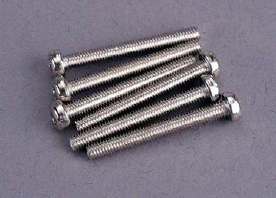 Traxxas Screws M3x25mm Roundhead (6) TRX2569