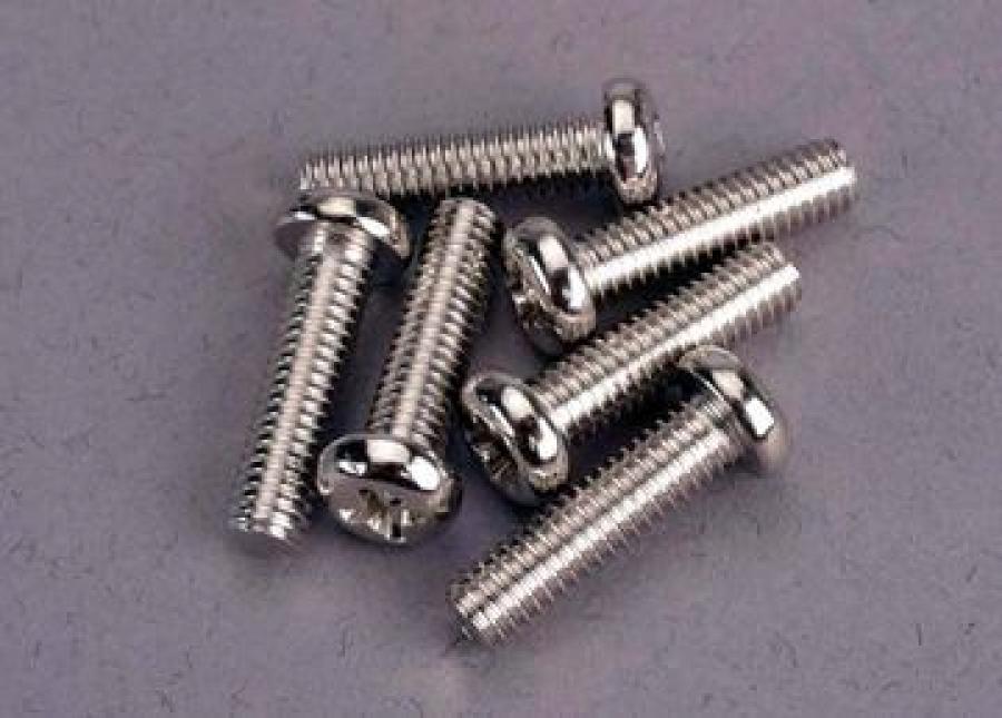 Traxxas Screws M4x15mm Roundhead (6) TRX2573