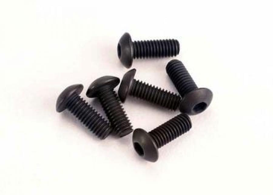 Traxxas Screws M3x8 Button-head Hex Socket (6) TRX2576