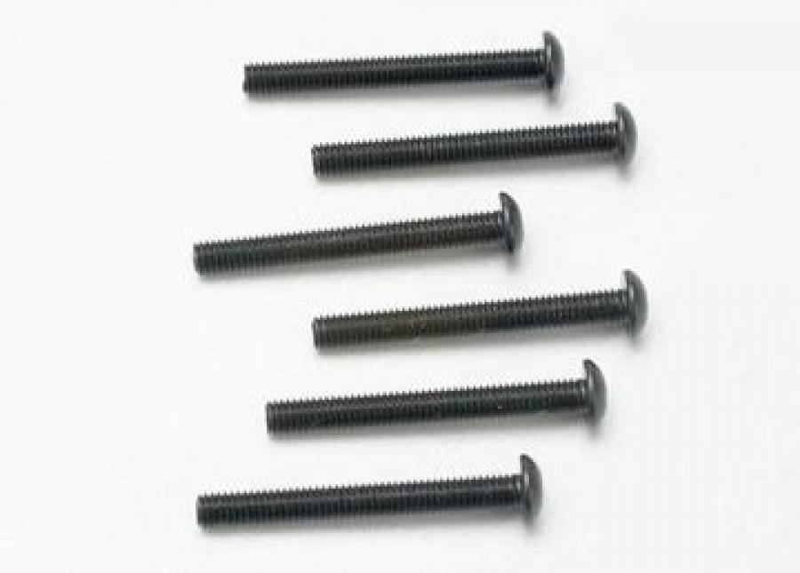 Traxxas Screws M3x25 Button-head Hex Socket (6) TRX2581