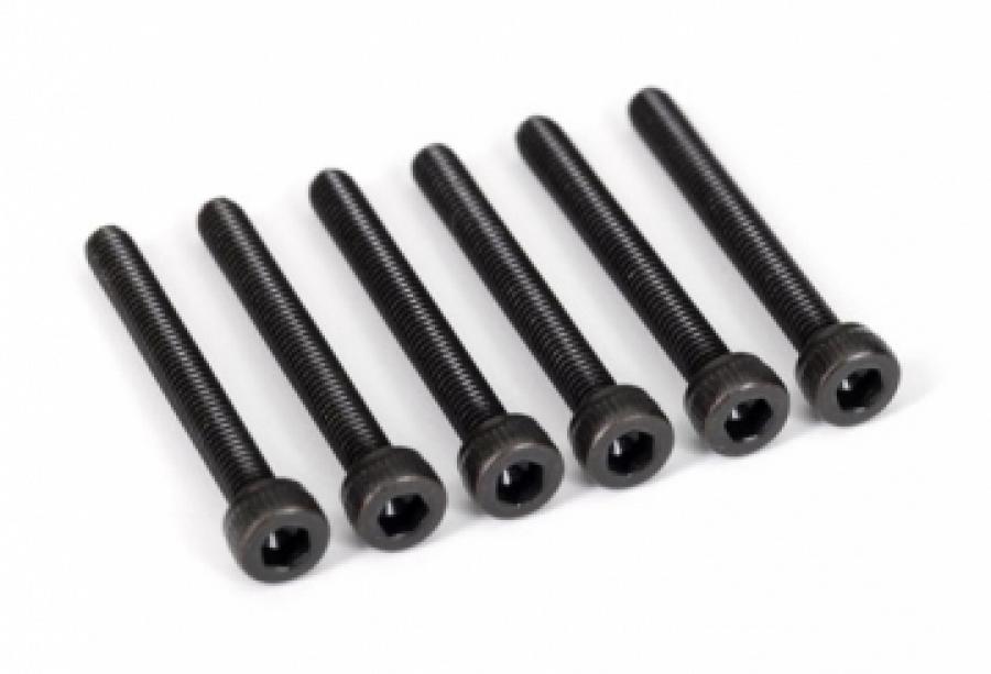 Traxxas Screws M3x25 Cap-head Hex Socket (6) TRX2581X