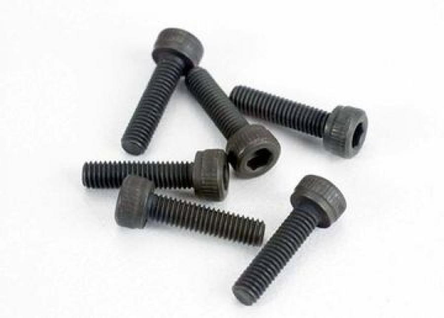 Traxxas Screws M3x12mm Cap-head Hex Socket (6) TRX2584