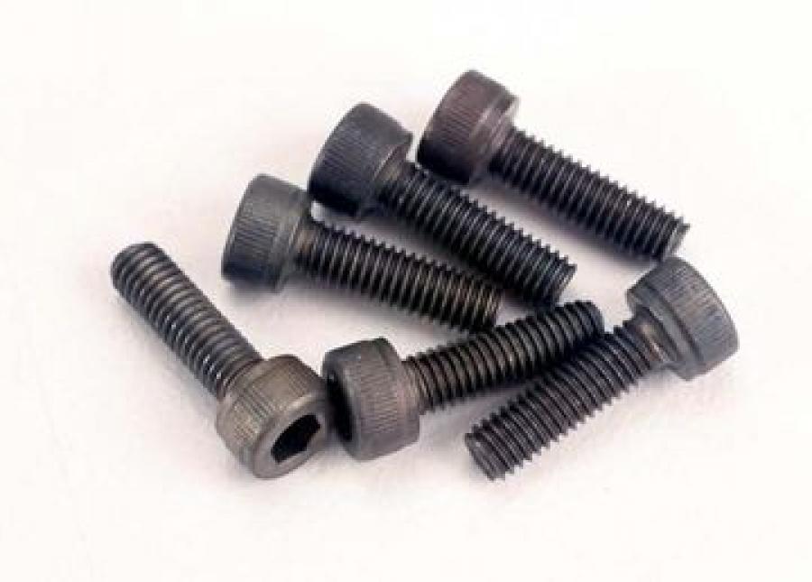 Traxxas Screws M3x10mm Cap-head Hex Socket (6) TRX2587