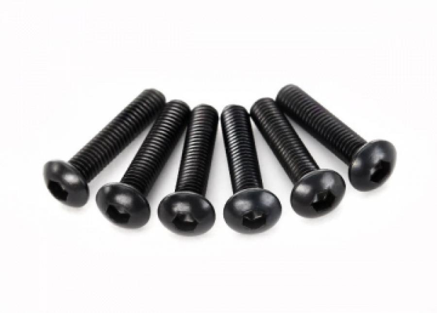 Traxxas Screws M3x14 Button-head Hex Socket (6) TRX2593