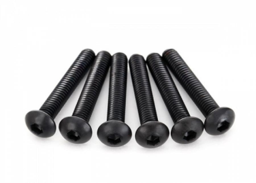 Traxxas Screws M4x25 Button-head Hex Socket (6) TRX2596