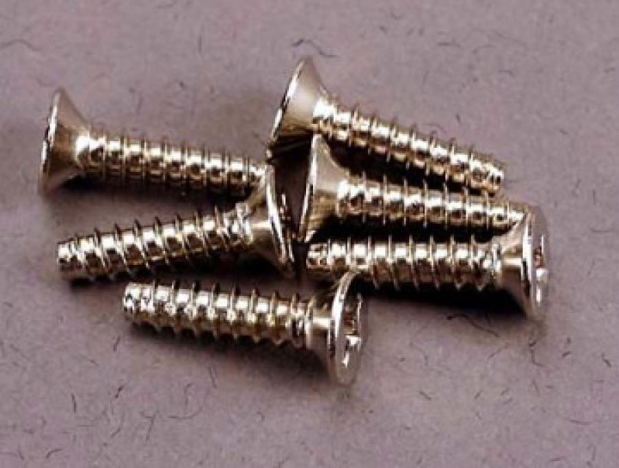 Traxxas Screws 3x12mm Self-tapping Countersunk (6) TRX2648