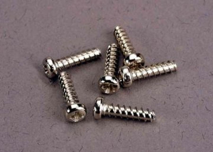 Traxxas Screws 2,6x10mm Self-tapping (6) TRX2673