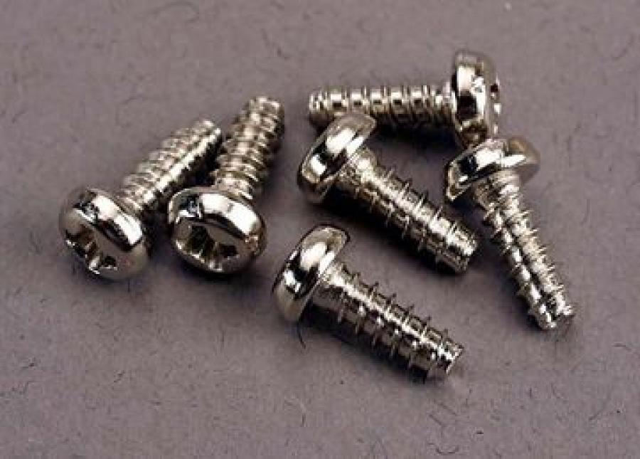 Traxxas Screws 3x8mm Self-tapping (6) TRX2682