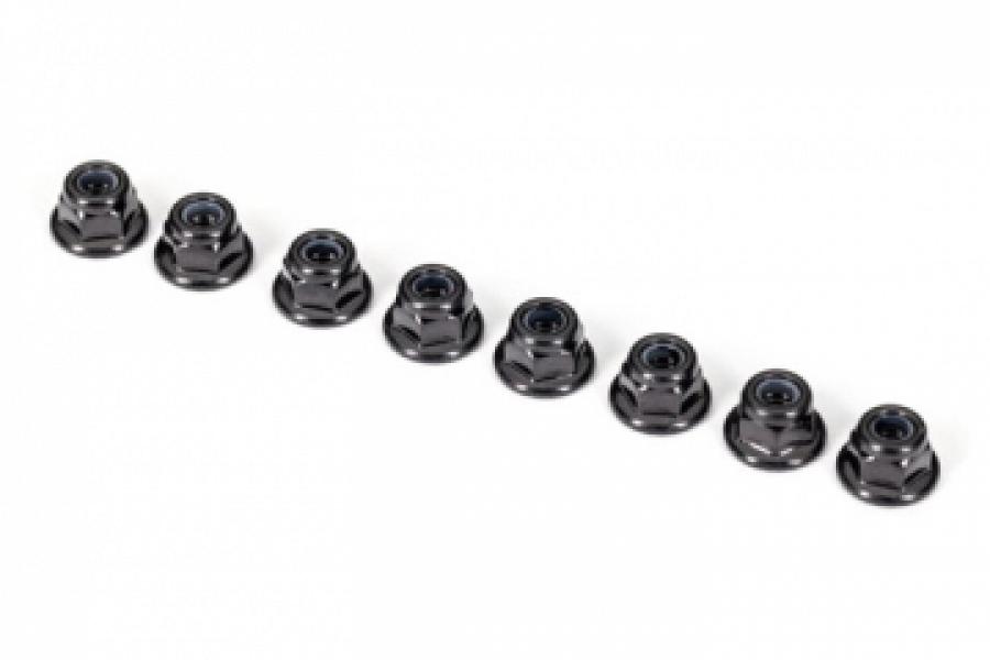 Traxxas Lock Nut Flanged M3 Black (12) TRX2744X