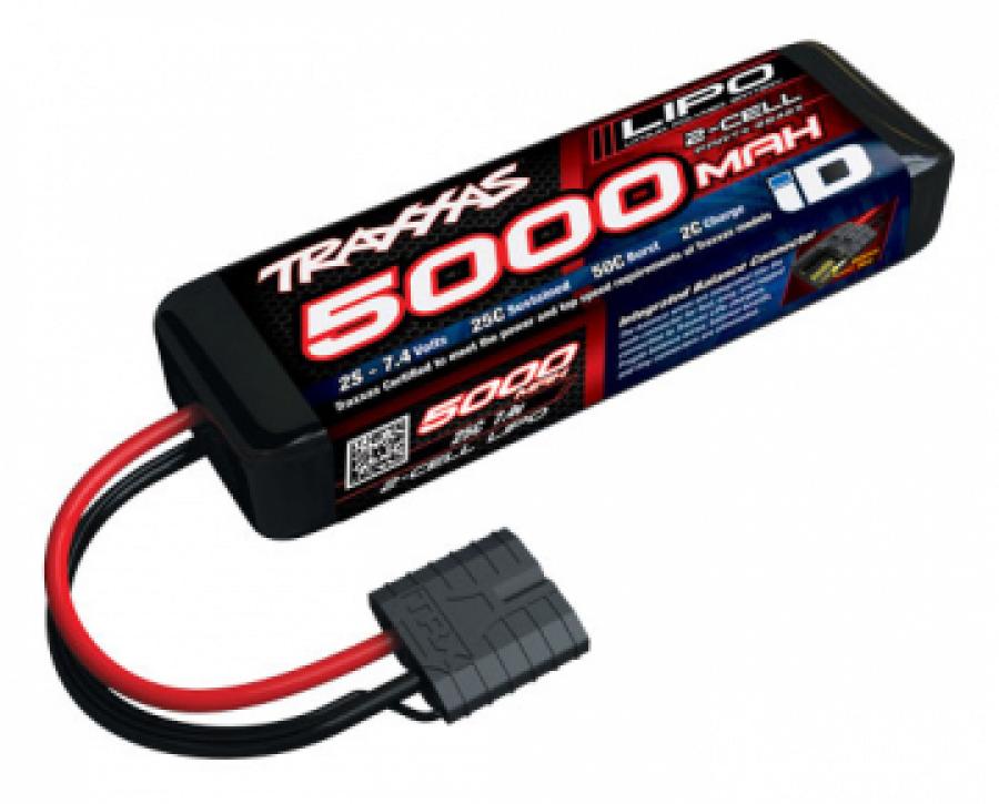 Traxxas Li-Po Battery 2S 7,4V 5000mAh 25C iD-Connector (Short) TRX2842X