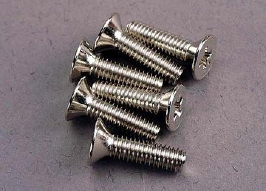 Traxxas Screws M4x15mm Countersunk (6) TRX3167
